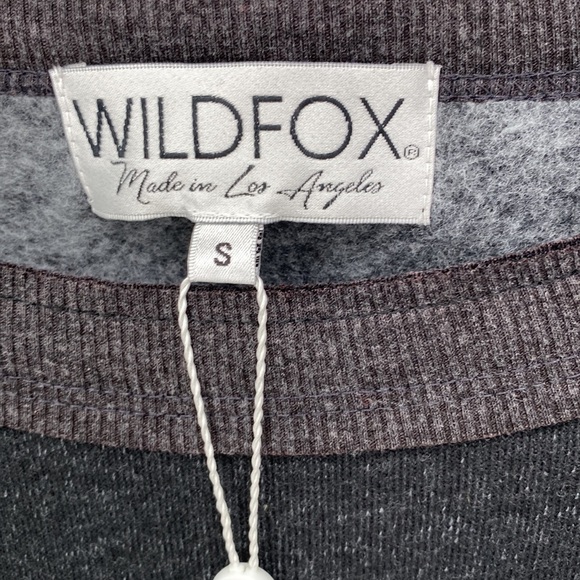 Wildfox Flame Raglan Sleeve Sweatshirt Size Small - Picture 8 of 11